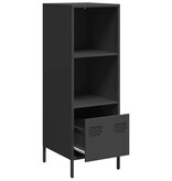 VidaXL Hoge kast 35x39x103,5 cm staal zwart