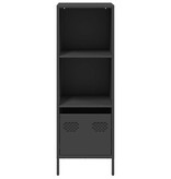 VidaXL Hoge kast 35x39x103,5 cm staal zwart