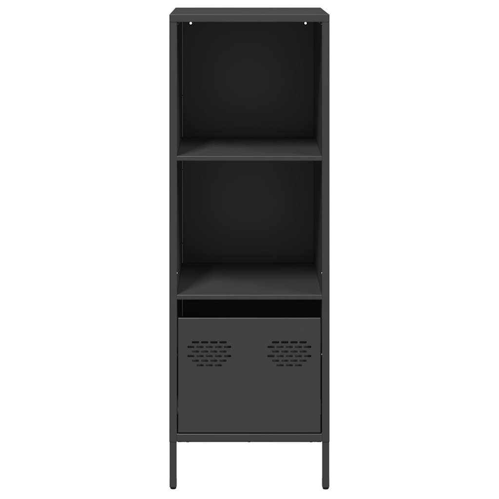 VidaXL Hoge kast 35x39x103,5 cm staal zwart