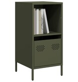VidaXL Dressoir 35x39x73,5 cm koudgewalst staal olijfgroen