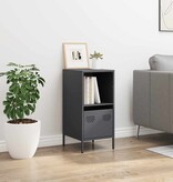 VidaXL Dressoir 35x39x73,5 cm koudgewalst staal antracietkleurig