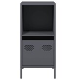 VidaXL Dressoir 35x39x73,5 cm koudgewalst staal antracietkleurig