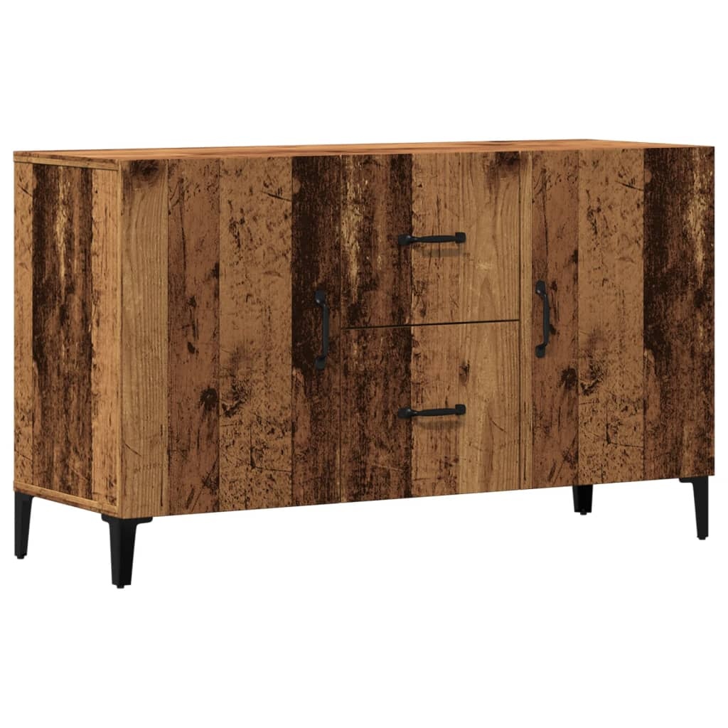 VidaXL Dressoir 100x36x60 cm bewerkt hout oud houtkleurig
