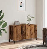 VidaXL Dressoir 100x36x60 cm bewerkt hout oud houtkleurig