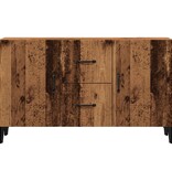 VidaXL Dressoir 100x36x60 cm bewerkt hout oud houtkleurig