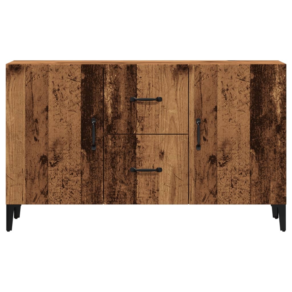 VidaXL Dressoir 100x36x60 cm bewerkt hout oud houtkleurig