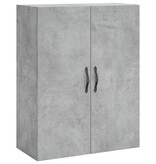 VidaXL Wandkast 69,5x34x90 cm bewerkt hout betongrijs