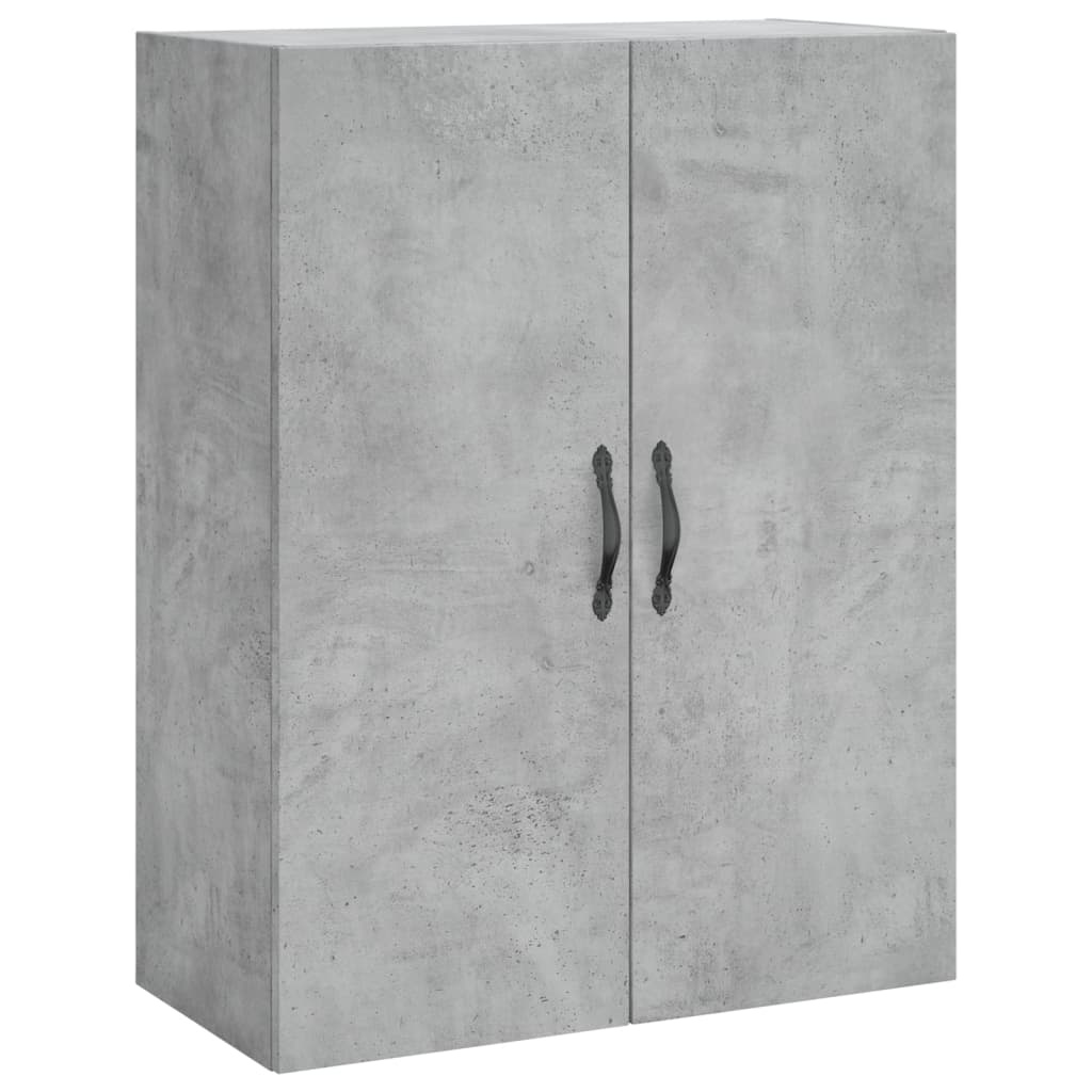VidaXL Wandkast 69,5x34x90 cm bewerkt hout betongrijs