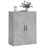 VidaXL Wandkast 69,5x34x90 cm bewerkt hout betongrijs