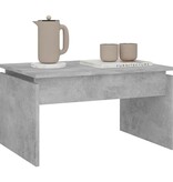 VidaXL Salontafel 68x50x38 cm bewerkt hout betongrijs