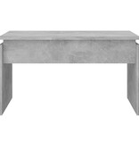 VidaXL Salontafel 68x50x38 cm bewerkt hout betongrijs