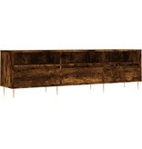 VidaXL Tv-meubel 150x30x44,5 cm bewerkt hout gerookt eikenkleurig