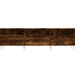 VidaXL Tv-meubel 150x30x44,5 cm bewerkt hout gerookt eikenkleurig