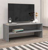 VidaXL Tv-meubel 100x40x40 cm bewerkt hout grijs sonoma eikenkleurig