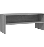 VidaXL Tv-meubel 100x40x40 cm bewerkt hout grijs sonoma eikenkleurig