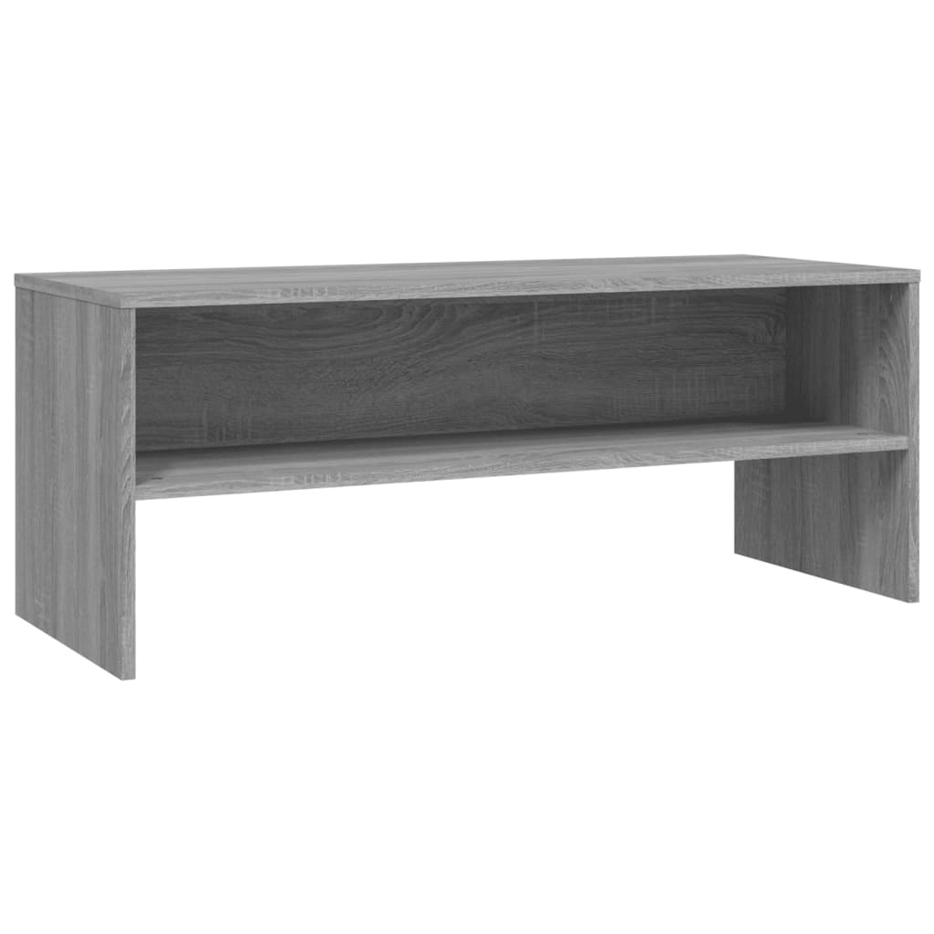 VidaXL Tv-meubel 100x40x40 cm bewerkt hout grijs sonoma eikenkleurig