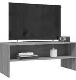 VidaXL Tv-meubel 100x40x40 cm bewerkt hout grijs sonoma eikenkleurig