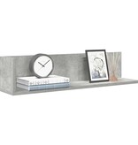 VidaXL Wandschappen 2 st 75x16,5x16,5 cm bewerkt hout betongrijs