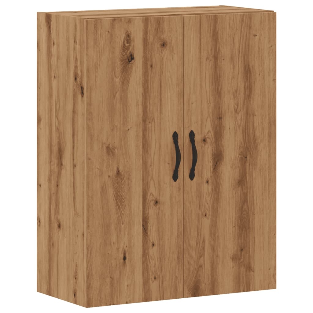 VidaXL Wandkast 69,5x34x90 cm bewerkt hout artisanaal eikenkleurig