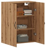 VidaXL Wandkast 69,5x34x90 cm bewerkt hout artisanaal eikenkleurig