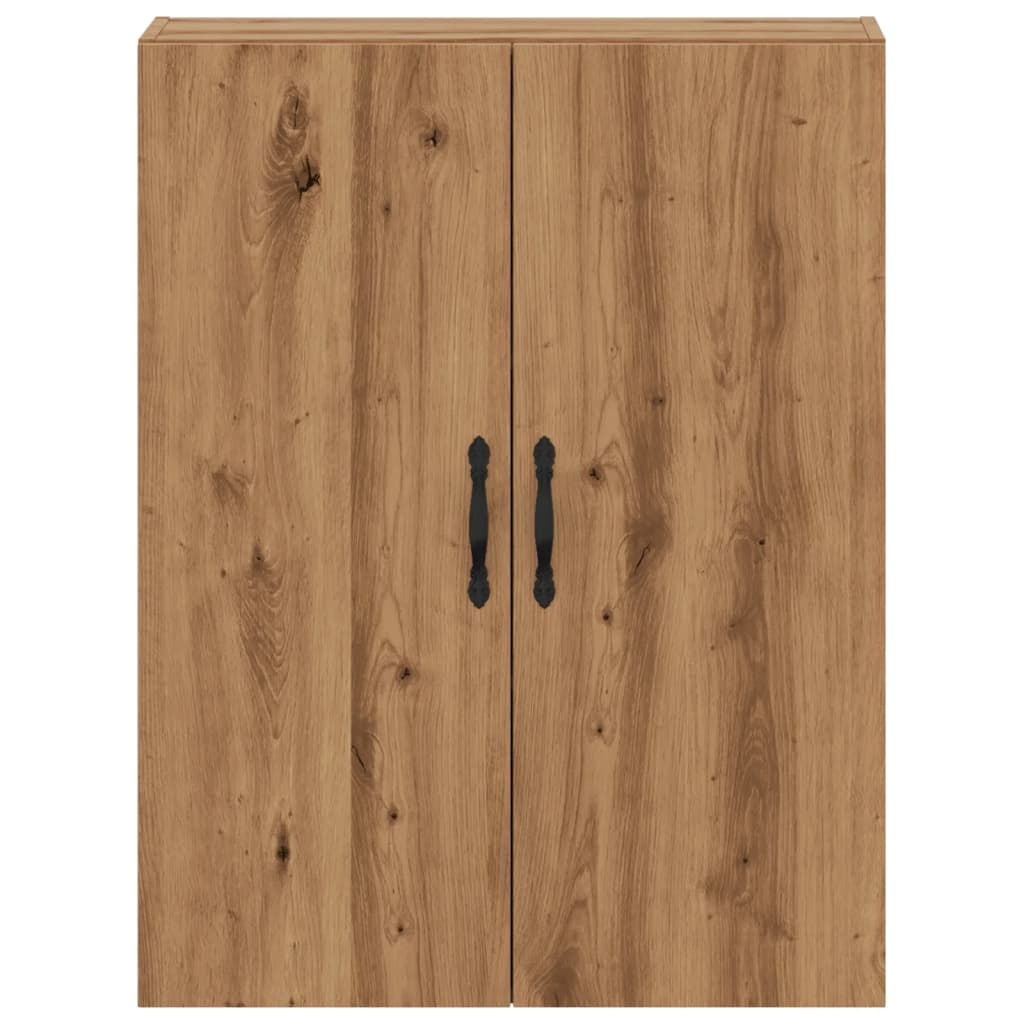 VidaXL Wandkast 69,5x34x90 cm bewerkt hout artisanaal eikenkleurig