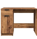 VidaXL Bureau 100x50x75 cm bewerkt hout oud houtkleurig