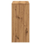 VidaXL Wandtafel 100x35x76,5 cm bewerkt hout artisanaal eikenkleurig