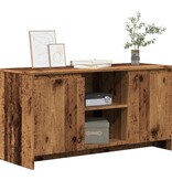 VidaXL Tv-meubel 102x37,5x52,5 cm bewerkt hout oud houtkleurig