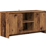 VidaXL Tv-meubel 102x37,5x52,5 cm bewerkt hout oud houtkleurig