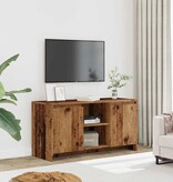 VidaXL Tv-meubel 102x37,5x52,5 cm bewerkt hout oud houtkleurig
