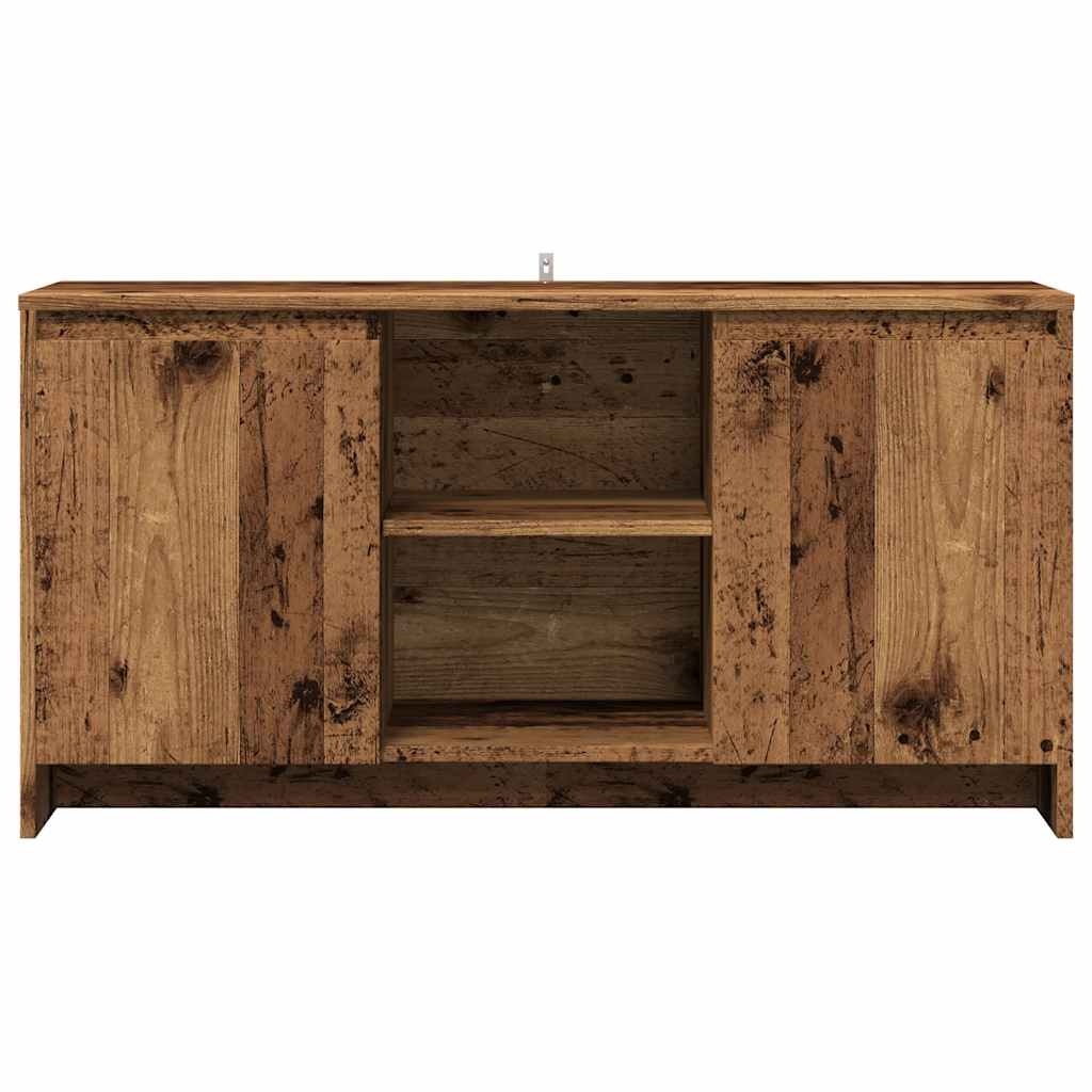 VidaXL Tv-meubel 102x37,5x52,5 cm bewerkt hout oud houtkleurig