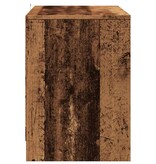 VidaXL Tv-meubel 102x37,5x52,5 cm bewerkt hout oud houtkleurig