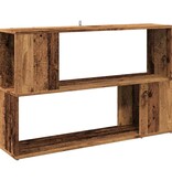 VidaXL Boekenkast 100x24x63 cm bewerkt hout oud houtkleurig