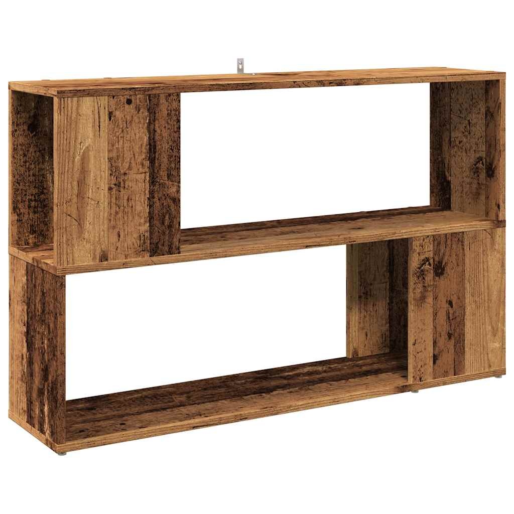 VidaXL Boekenkast 100x24x63 cm bewerkt hout oud houtkleurig