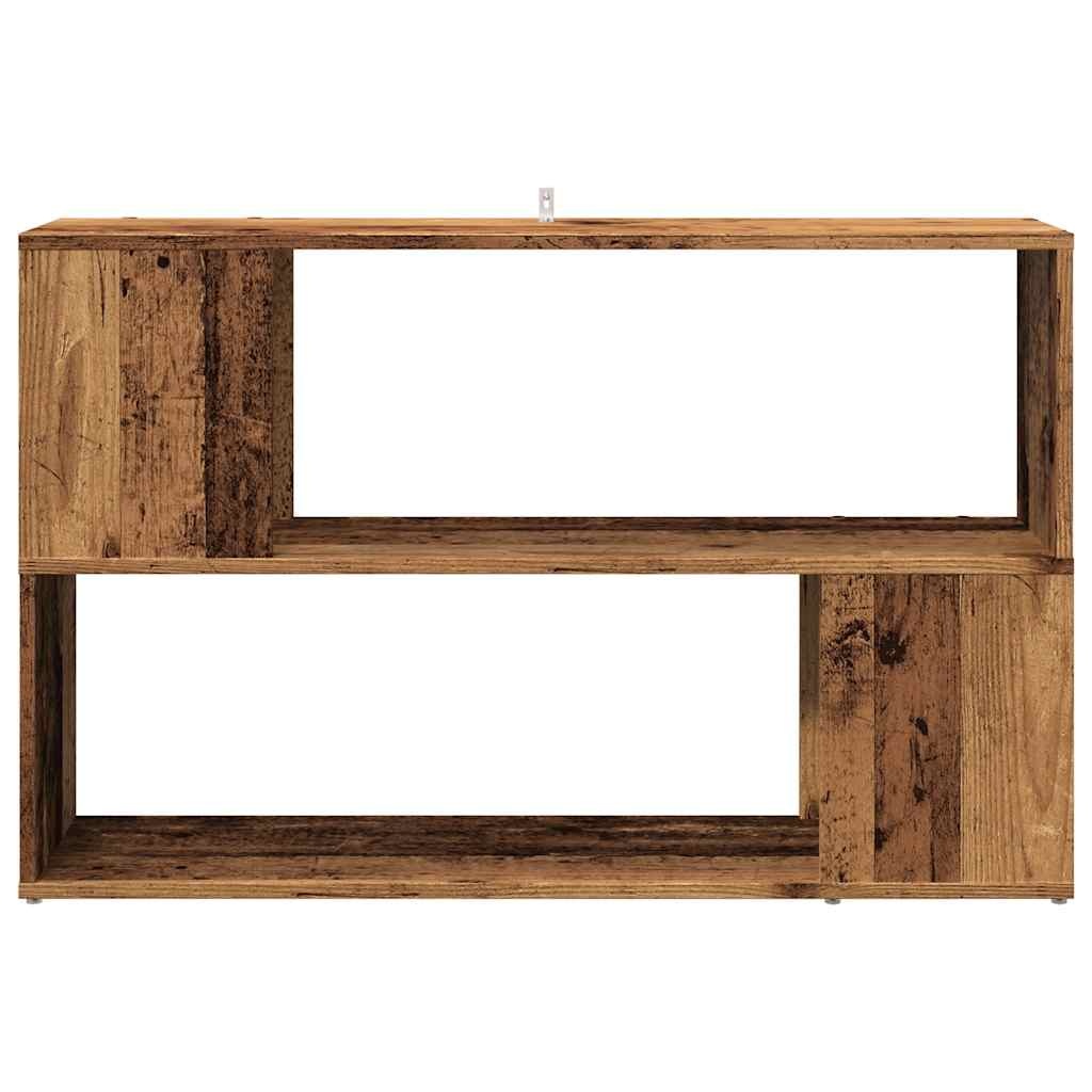 VidaXL Boekenkast 100x24x63 cm bewerkt hout oud houtkleurig