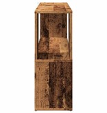 VidaXL Boekenkast 100x24x63 cm bewerkt hout oud houtkleurig