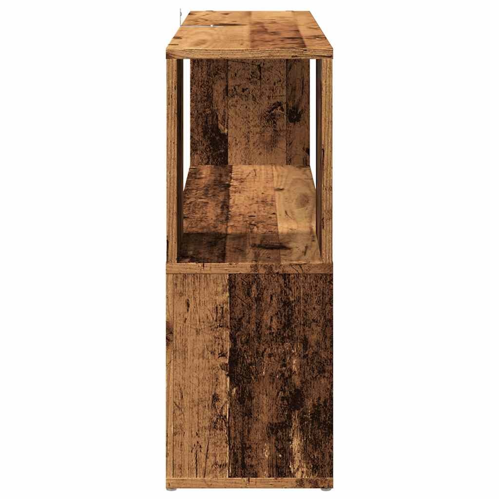 VidaXL Boekenkast 100x24x63 cm bewerkt hout oud houtkleurig