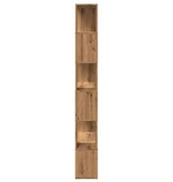 VidaXL Boekenkast/kamerscherm 80x24x186 cm artisanaal eikenkleur