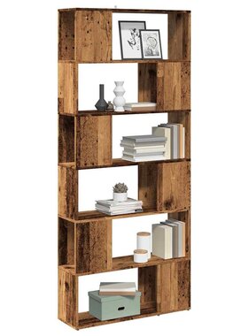 VidaXL Boekenkast/kamerscherm 80x24x186 cm oud houtkleurig