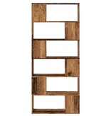 VidaXL Boekenkast/kamerscherm 80x24x186 cm oud houtkleurig