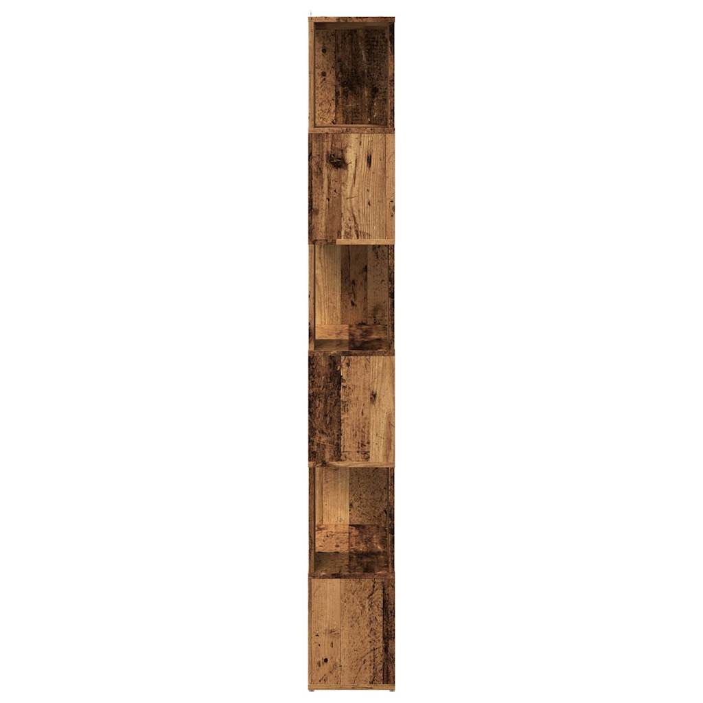 VidaXL Boekenkast/kamerscherm 60x24x186 cm oud houtkleurig