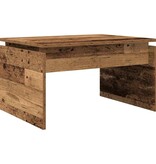 VidaXL Salontafel 68x50x38 cm bewerkt hout oud houtkleurig