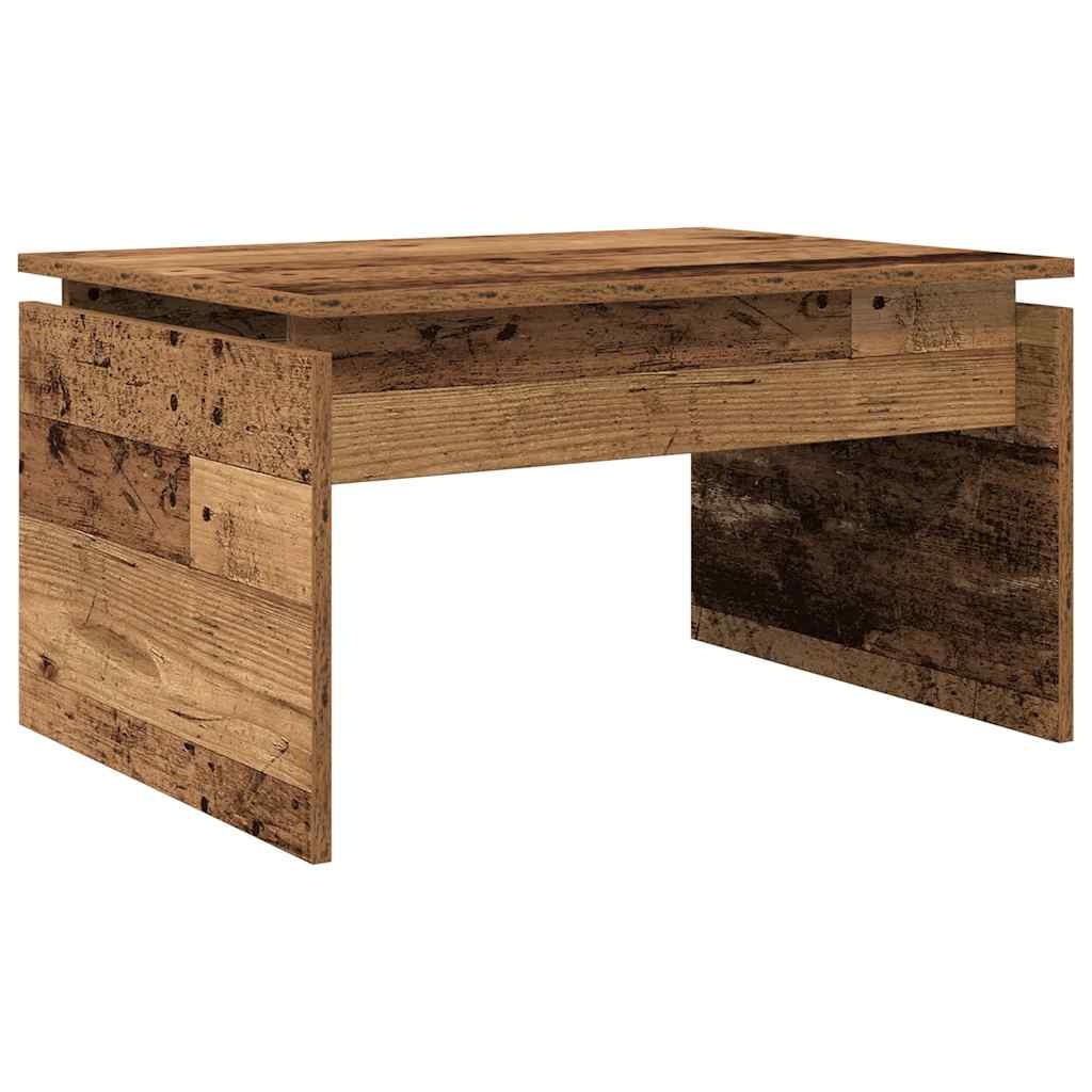 VidaXL Salontafel 68x50x38 cm bewerkt hout oud houtkleurig