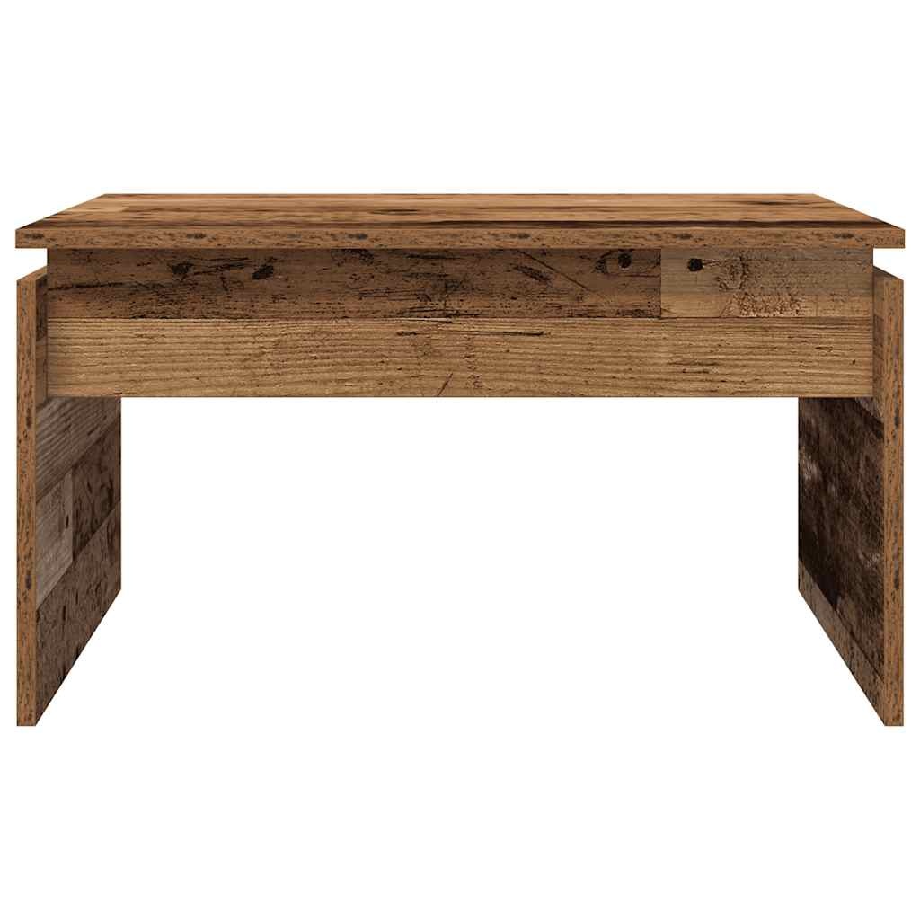 VidaXL Salontafel 68x50x38 cm bewerkt hout oud houtkleurig