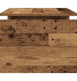 VidaXL Salontafel 68x50x38 cm bewerkt hout oud houtkleurig