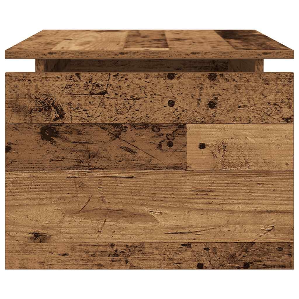 VidaXL Salontafel 68x50x38 cm bewerkt hout oud houtkleurig