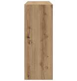 VidaXL Wandtafel 78x30x80 cm bewerkt hout artisanaal eikenkleur