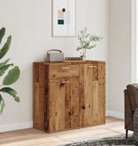 VidaXL Dressoir 80x36x75 cm bewerkt hout oud houtkleurig