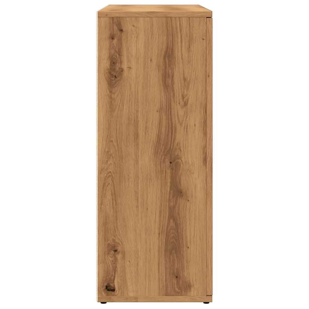 VidaXL Dressoir 91x29,5x75 cm bewerkt hout artisanaal eikenkleurig