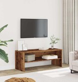 VidaXL Tv-meubel 100x40x40 cm bewerkt hout oud houtkleurig